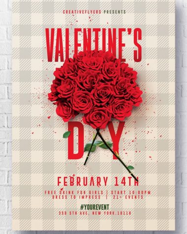 Valentines Flyer Template