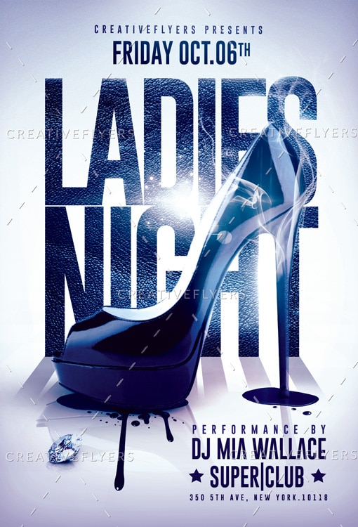Ladies Night Event Flyer Psd Template Psd Freepsdflye - vrogue.co