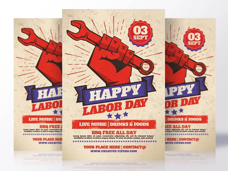 Labor Day Psd Flyers Super Sale Creative Flyers