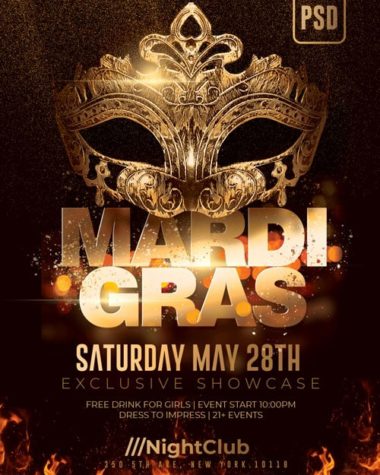 Mardi Gras Flyer Template