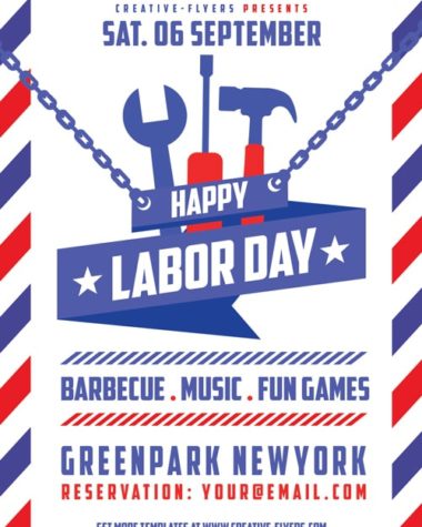 Happy Labor Day Flyer