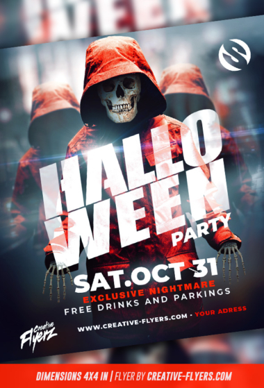 Flyer Template for Halloween