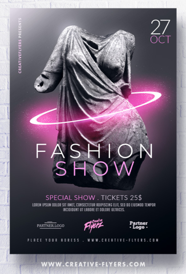 Fashion show poster