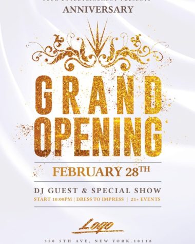 Grand Opening Flyer Template