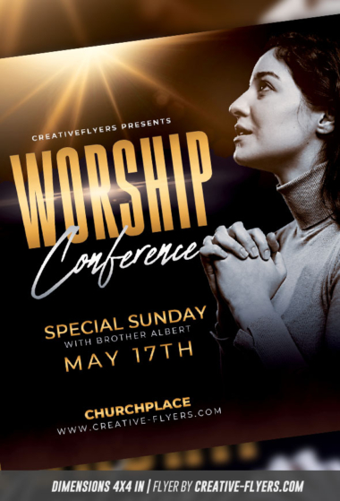 worship graphic template