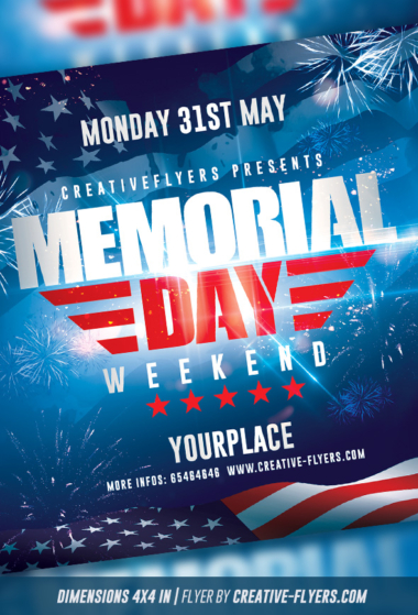 Memorial Day Weekend Flyer