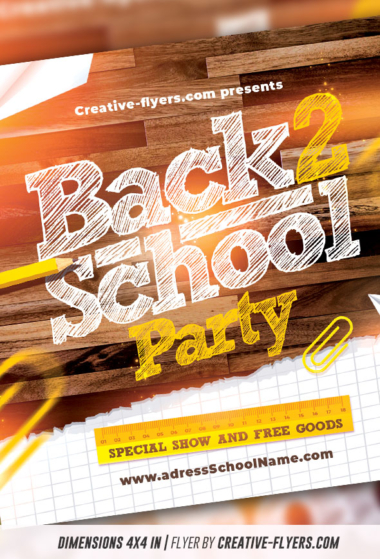 Back to School Flyer