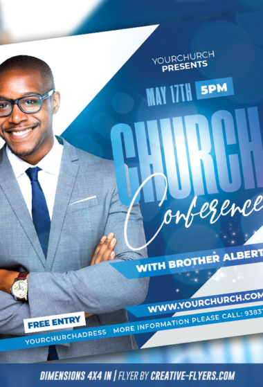 Church flyer template