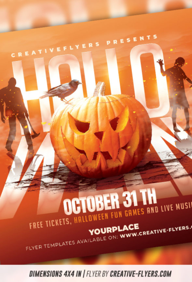 Halloween Photoshop Flyer