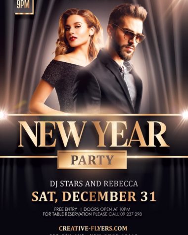 Elegant New Year Flyer