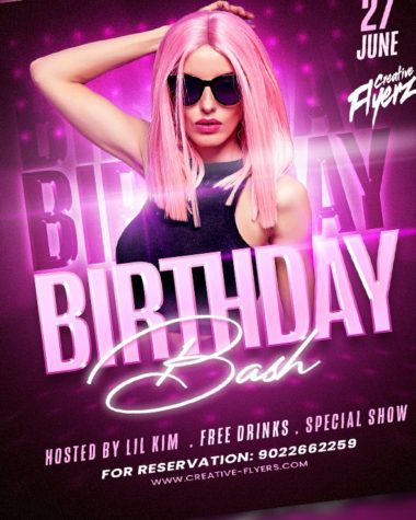 Birthday Bash Flyer PSD