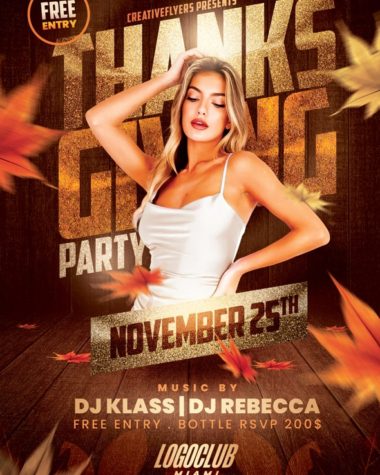 Thanksgiving Party Flyer