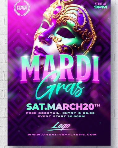 Mardi Gras Flyer Design