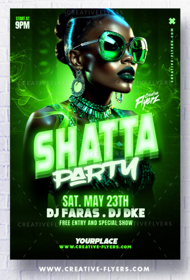 shatta Party flyer