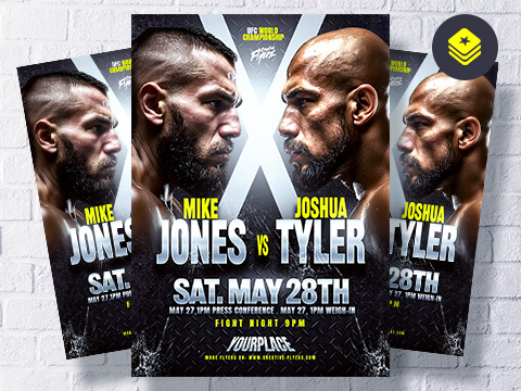 MMA Sport Flyer Template