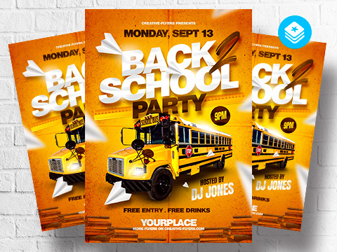 Back to School Flyer Design