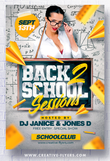 Back to School Sessions Flyer