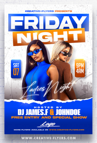 Ladies Friday Night Flyer