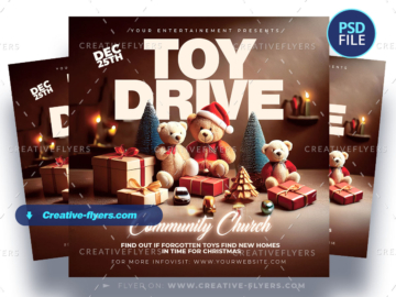 Christmas Toy Drive Flyer