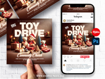 Christmas Toy Drive Flyer