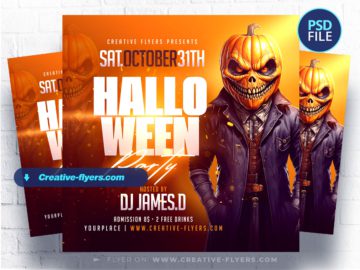 Halloween Flyer template