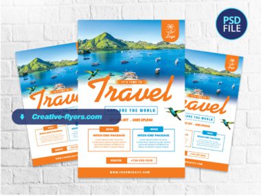 travel flyer