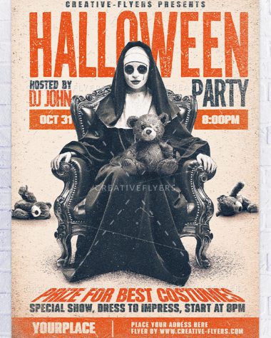 Vintage Halloween Flyer Design