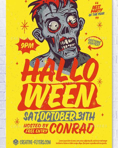 creative halloween Flyer to Download