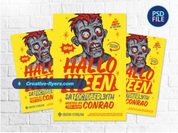 creative halloween Flyer to Download